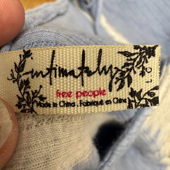 Women's FREE PEOPLE Intimately Little Dream Tie Dye Sleep Shirt | Size L - Picture 6 of 7